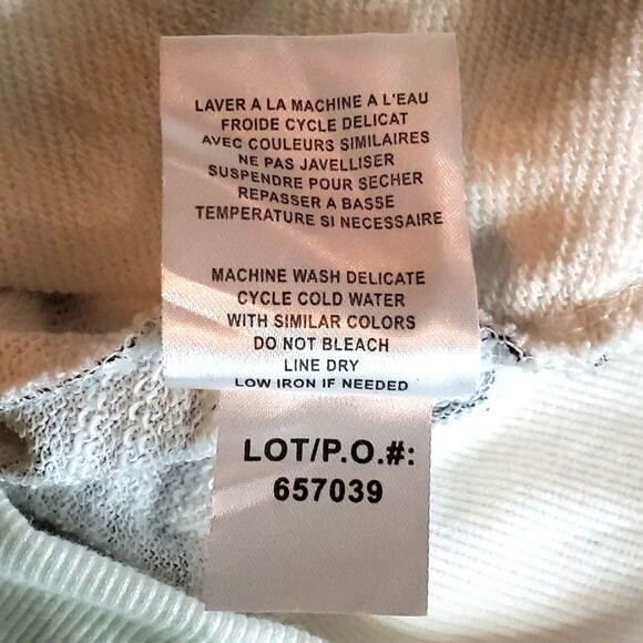 Tribal Nautical Cotton Cardigan Jacket P/S Navy White Zippered Pockets - Picture 6 of 9